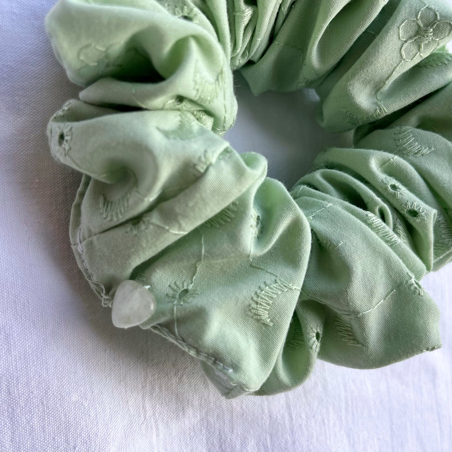 Scrunchie Latte e Menta
