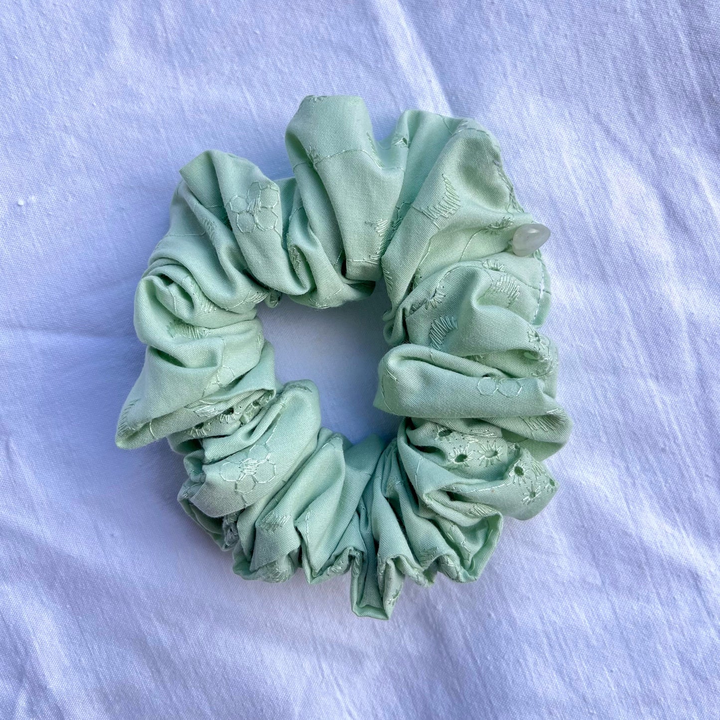 Scrunchie Latte e Menta