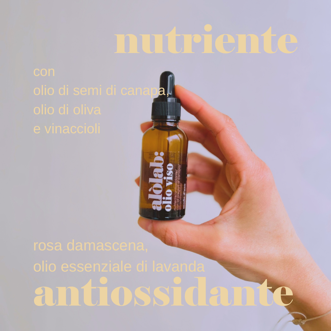Olio Viso Nutriente e Rilassante alla Lavanda