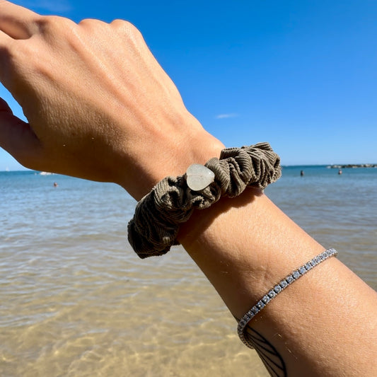 scrunchie verdone cristalloterapia