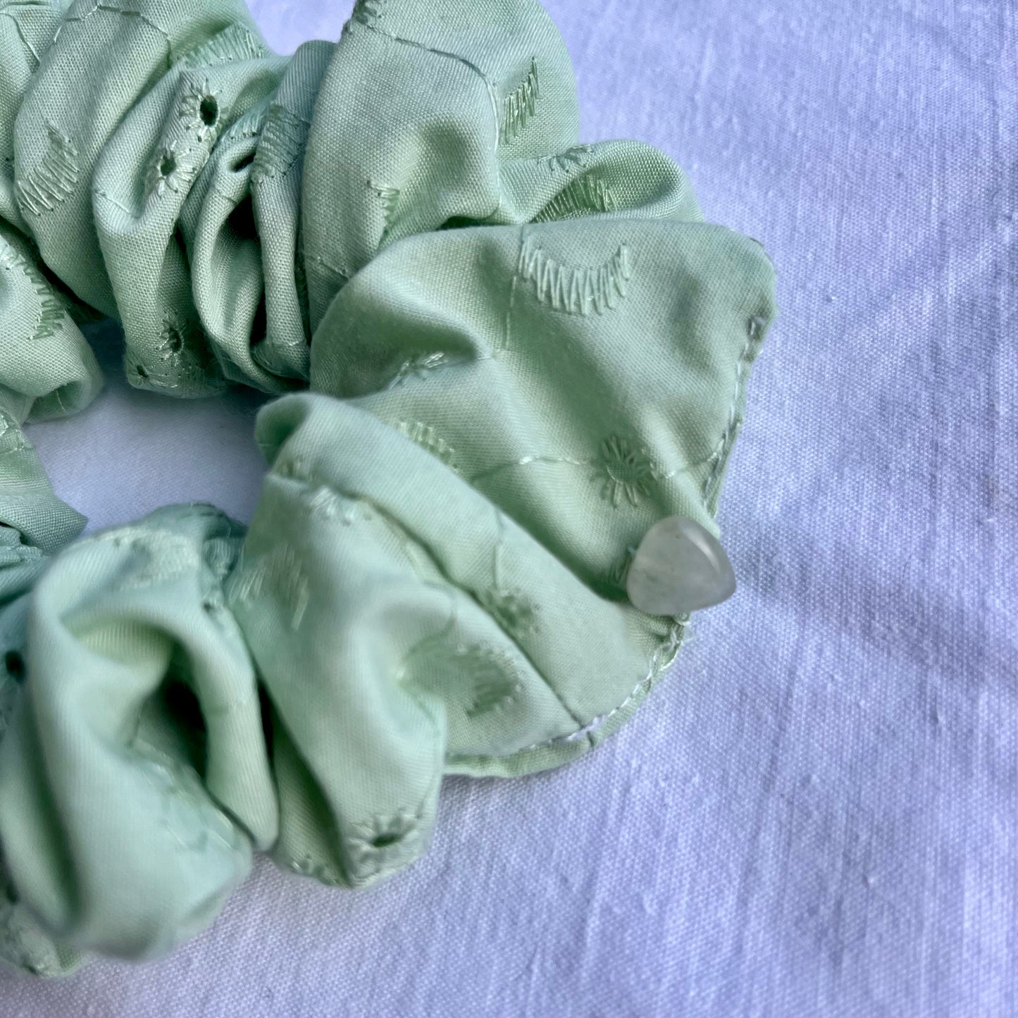 Scrunchie Latte e Menta
