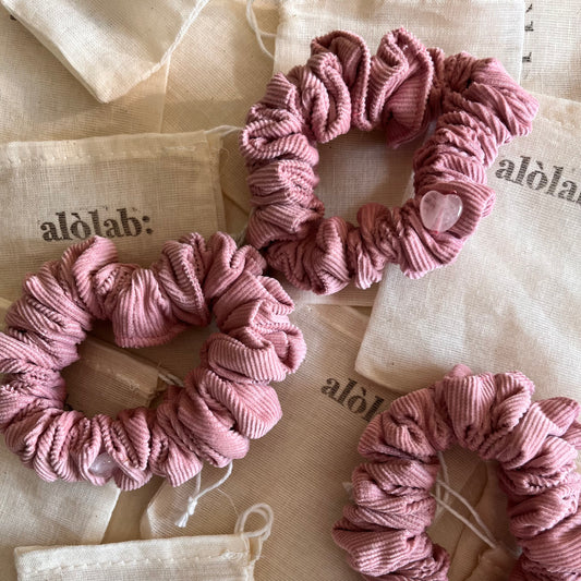 Scrunchie con pietra naturale