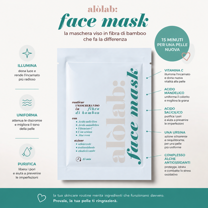 Maschera Detox & Illuminante: rinnova, leviga, pori purificati e pelle più uniforme