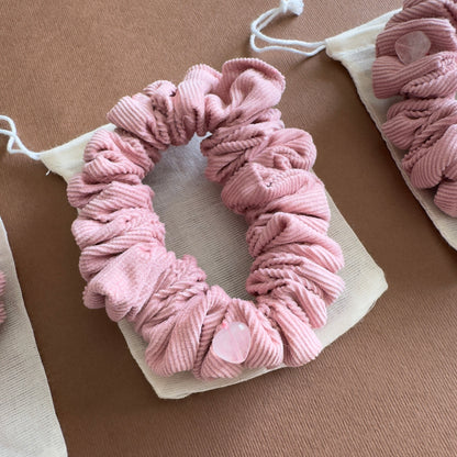 Scrunchie con pietra naturale