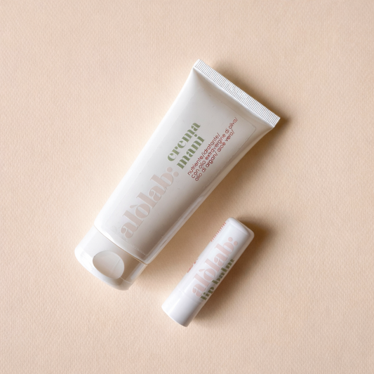 On the Go: Crema Mani + Lip Balm - Edizione stagionale