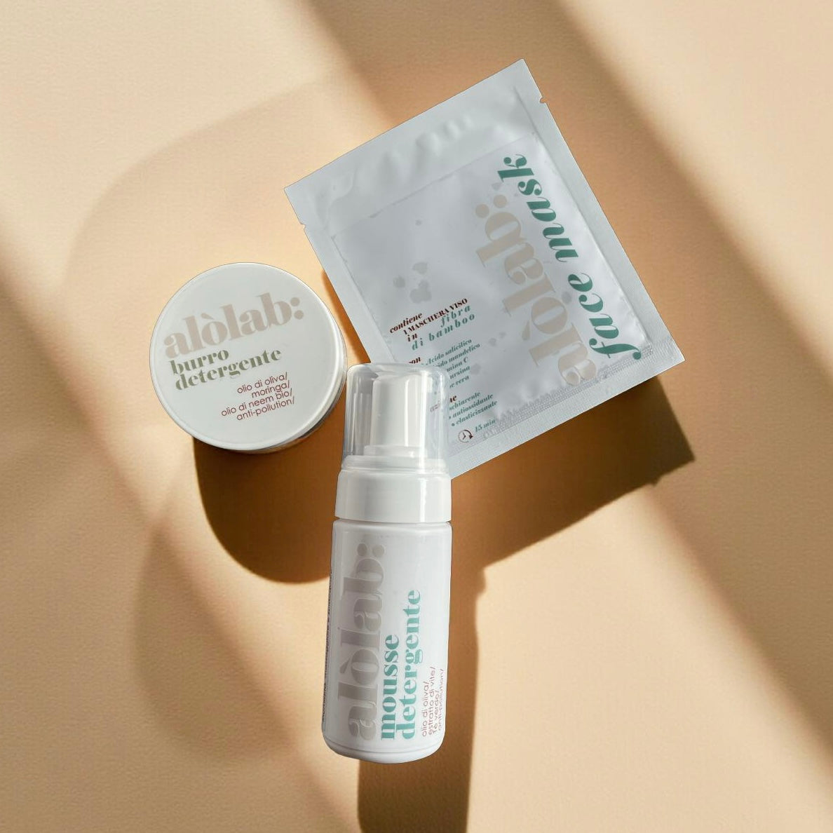 mousse viso detergente purificante